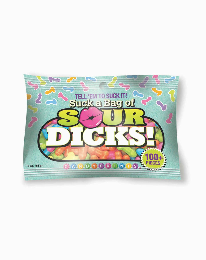 Suck a Bag of Sour Dicks Candy - 3oz Bag