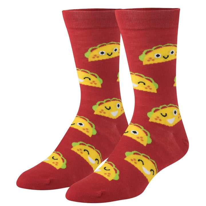 Crazy Socks - Mens Crew - Tacos