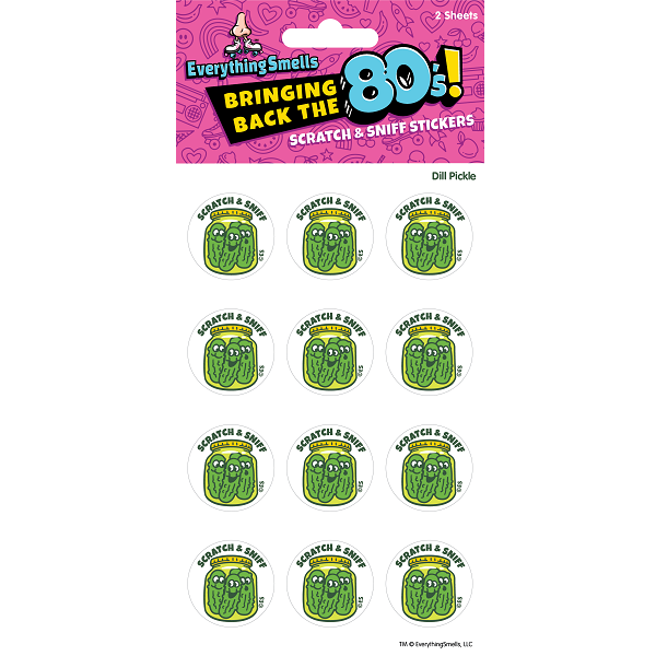 Dill Pickles EverythingSmells Scratch & Sniff Stickers