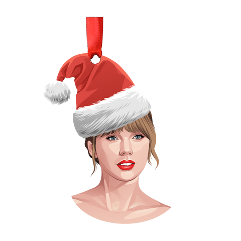 Christmas Taylor Swift Wooden Ornament