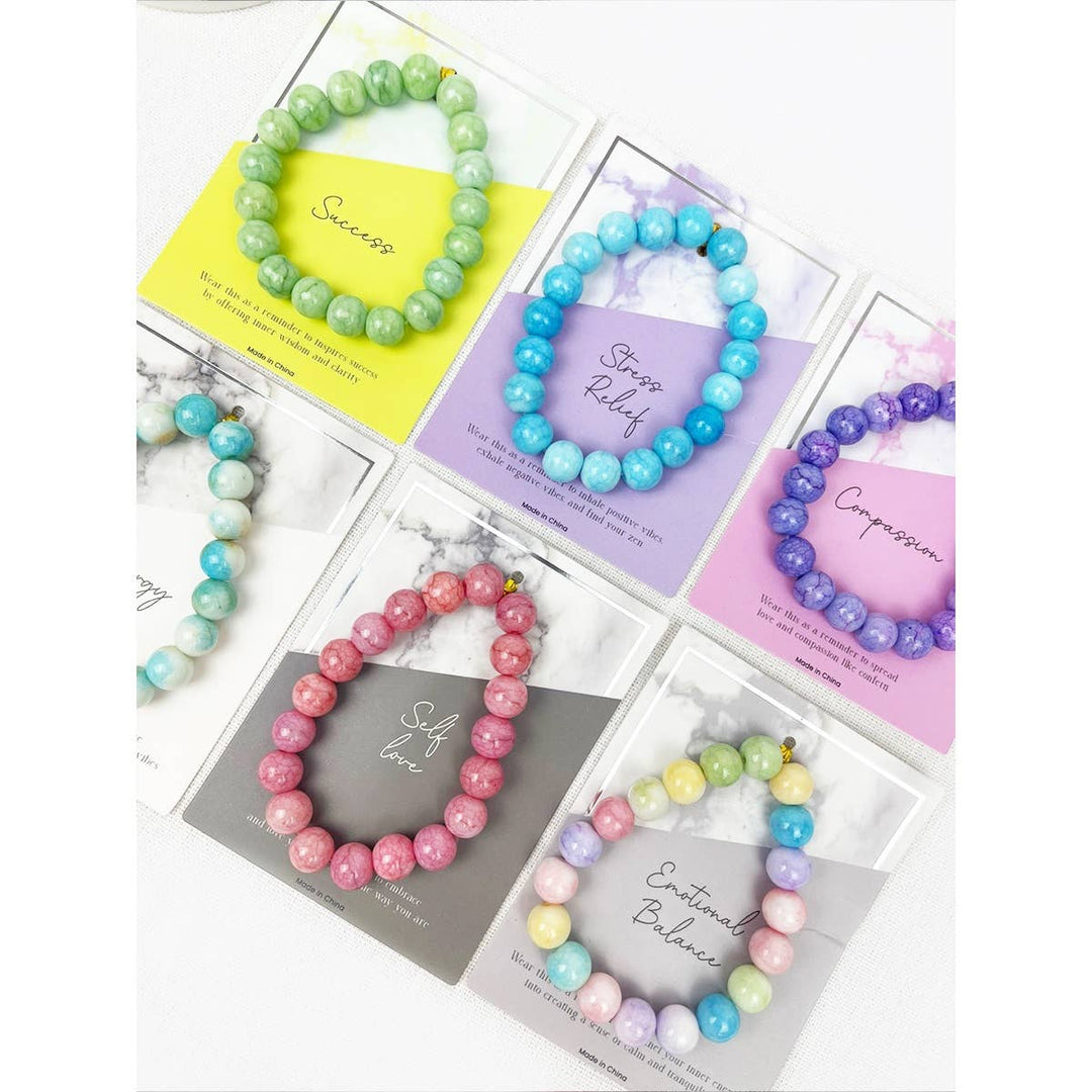 Inspirational Card with Colorful Bracelet