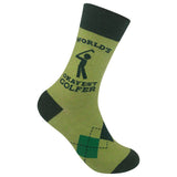 World's Okayest Golfer Socks | Funny Socks | Golf Gifts