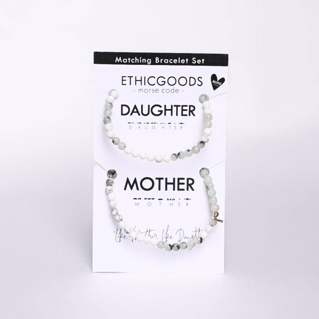 Morse Code Matching Set Kid & Adult| MOTHER & MINI DAUGHTER