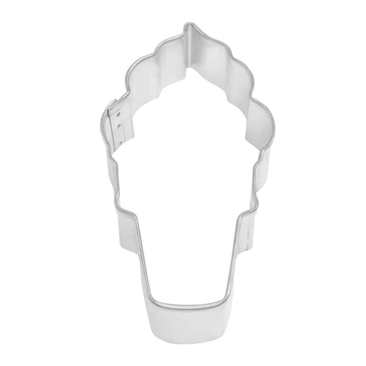 Ice Cream Cone Cookie Cutter 4" Carded