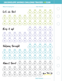 My 100 Envelope Savings Challenge Binder