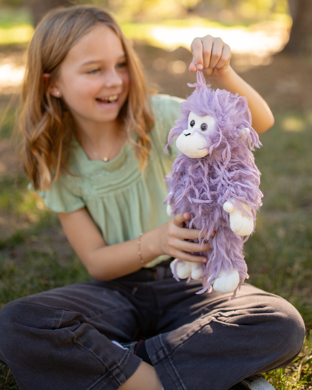 BHTB Feathers Lilac Monkey Plushie
