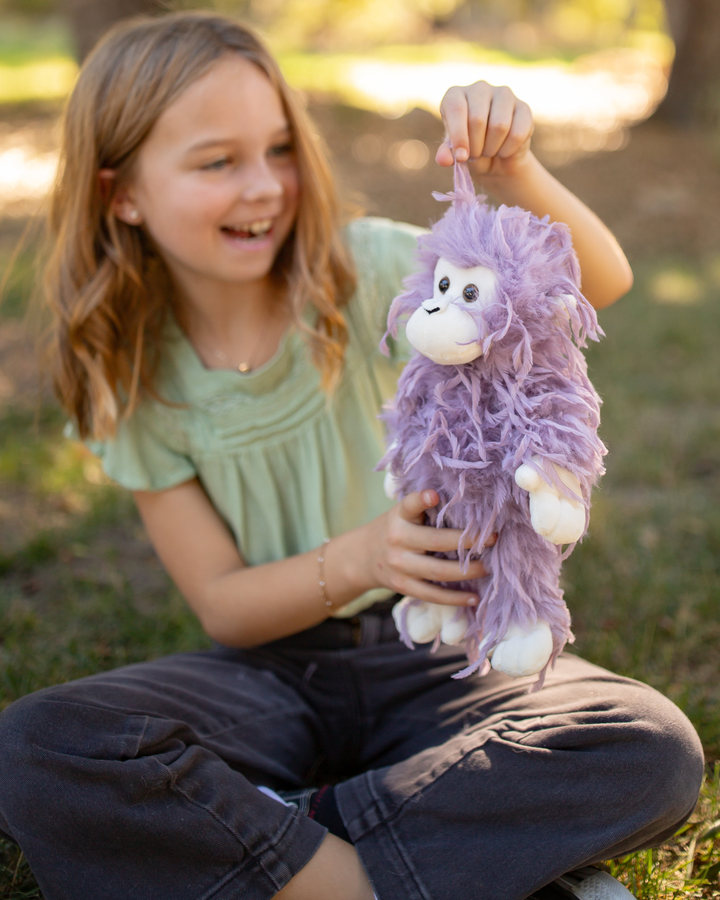 BHTB Feathers Lilac Monkey Plushie
