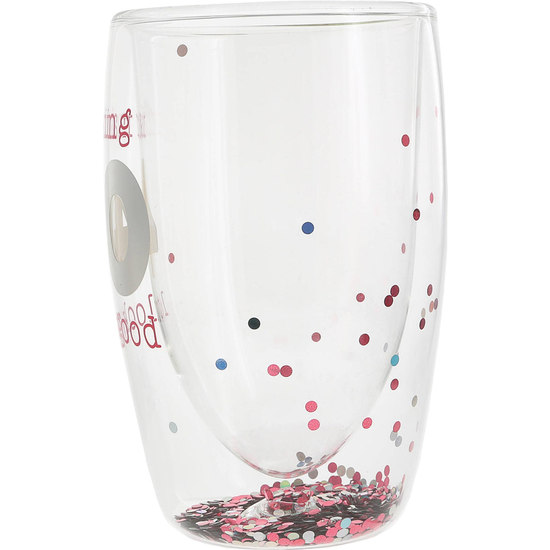 40 - 14 oz Double-Walled Glass