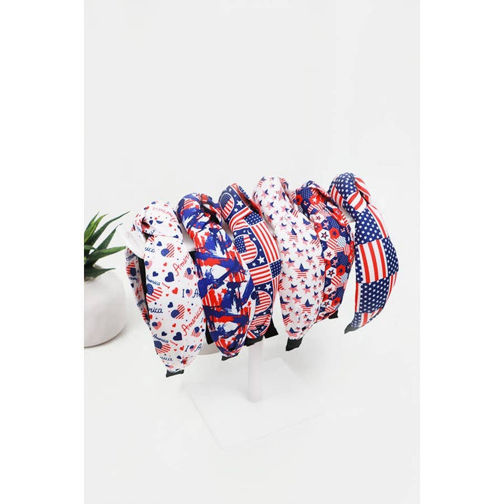 American Flag Headbands