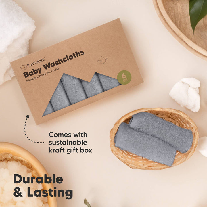 6-Pack Baby Wash Cloths