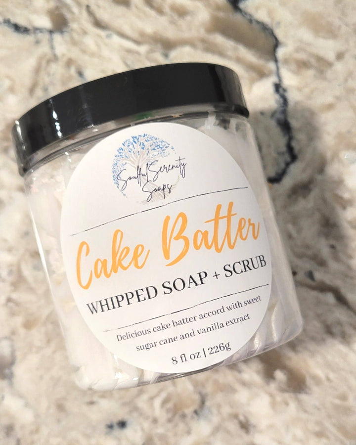 Cake Batter Whipped Soap + Scrub