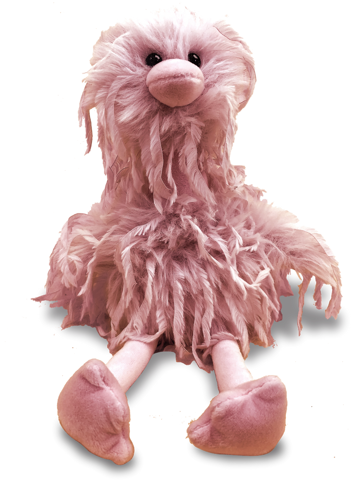 BHTB Feathers Pink Flamingo Plushie