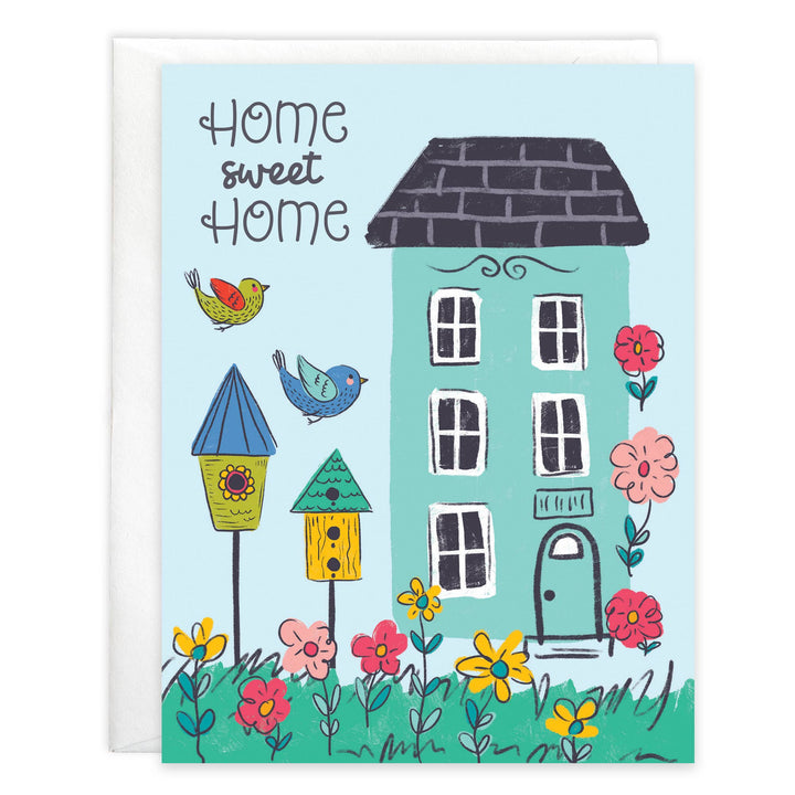 New Home Greeting Card - Home and Birds