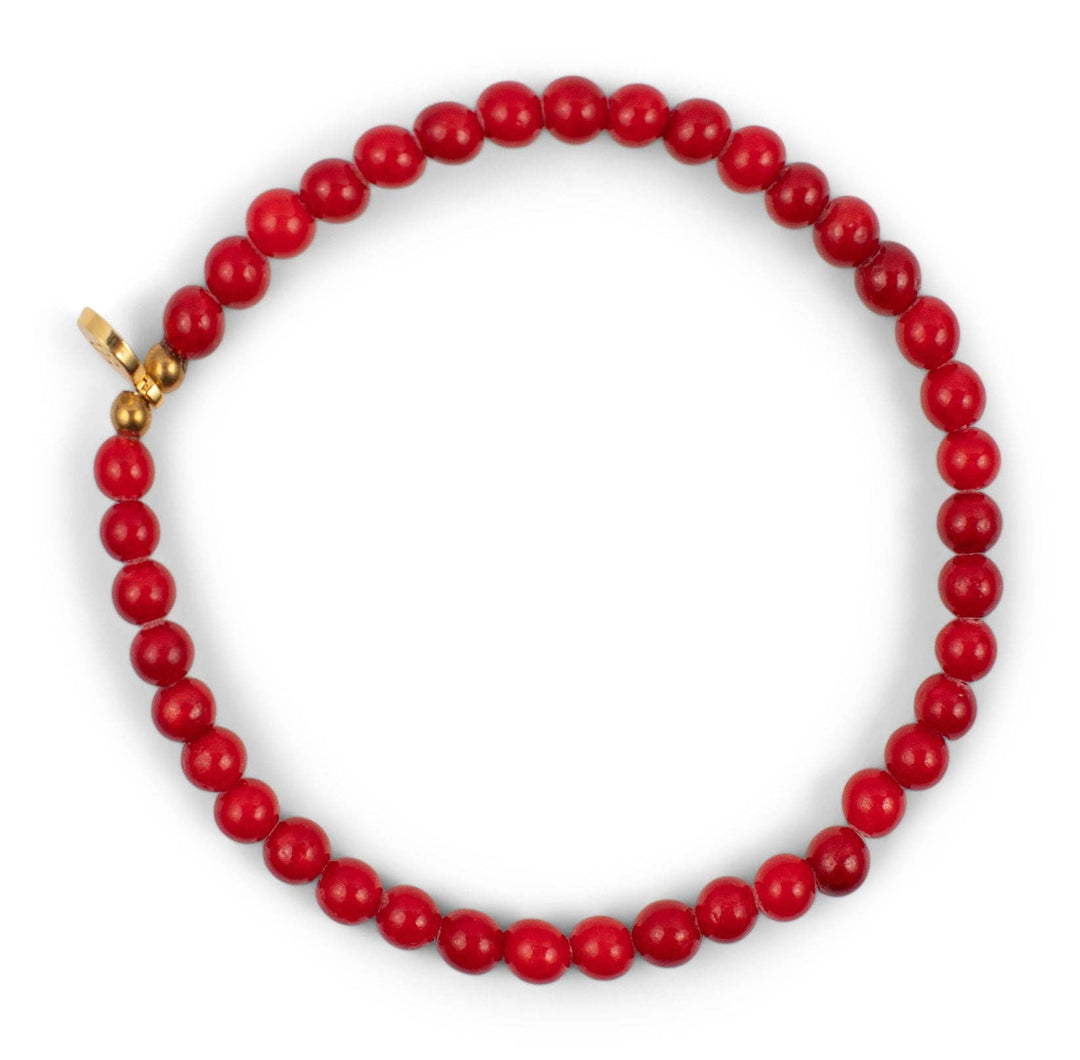 Signature Stone Stacking Bracelet: Red Jade