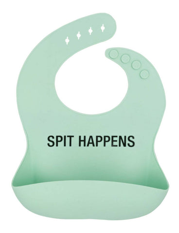 Spit Happens Silicone Bibs