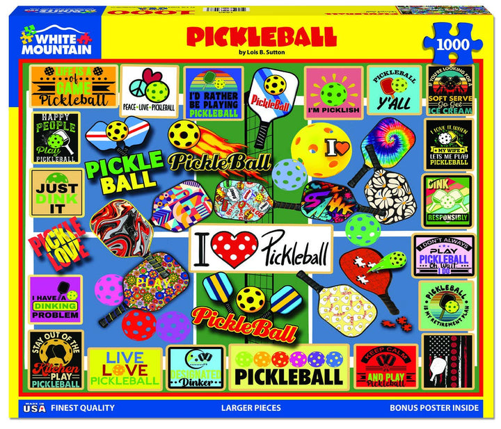 Pickleball - 1000 Piece Jigsaw Puzzle