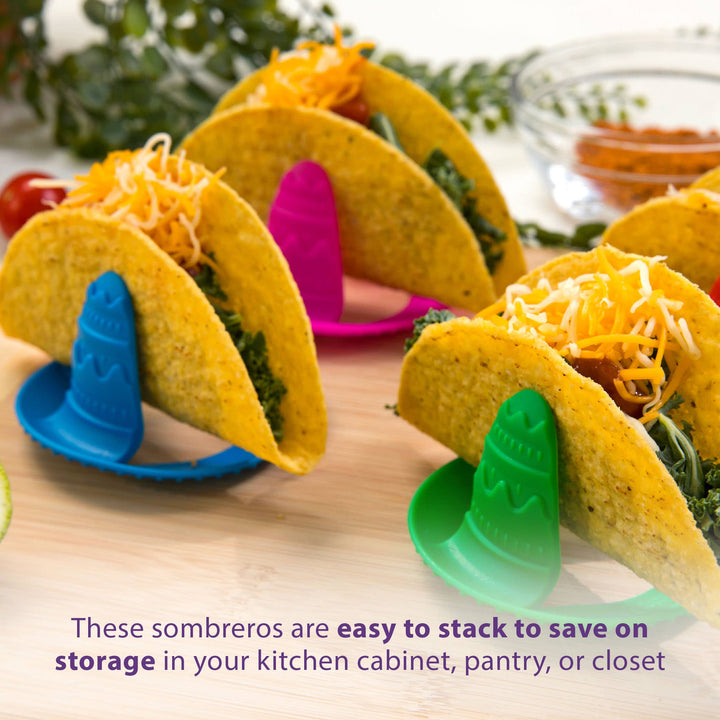 Sombrero Taco Holders - Set of 4