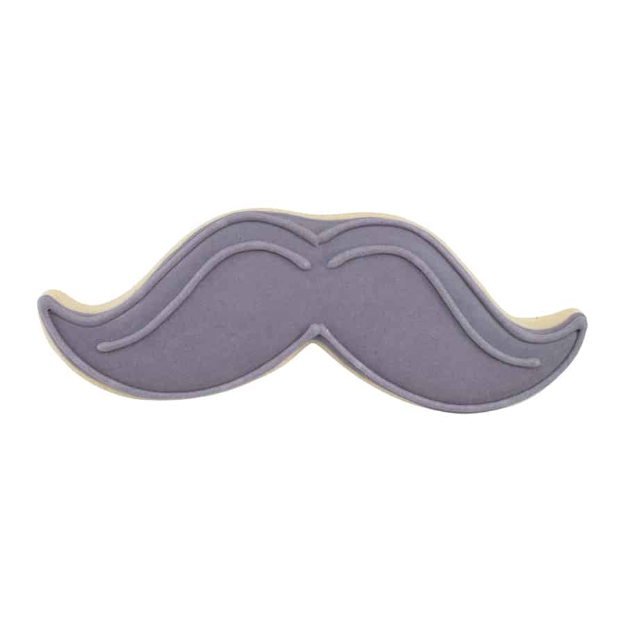 Mustache Cookie Cutter (Black, 4")