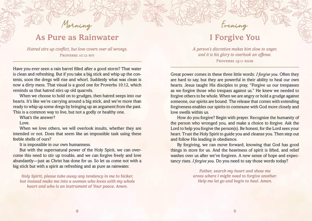 Daily Devotions for Women Morning and Evening Edition