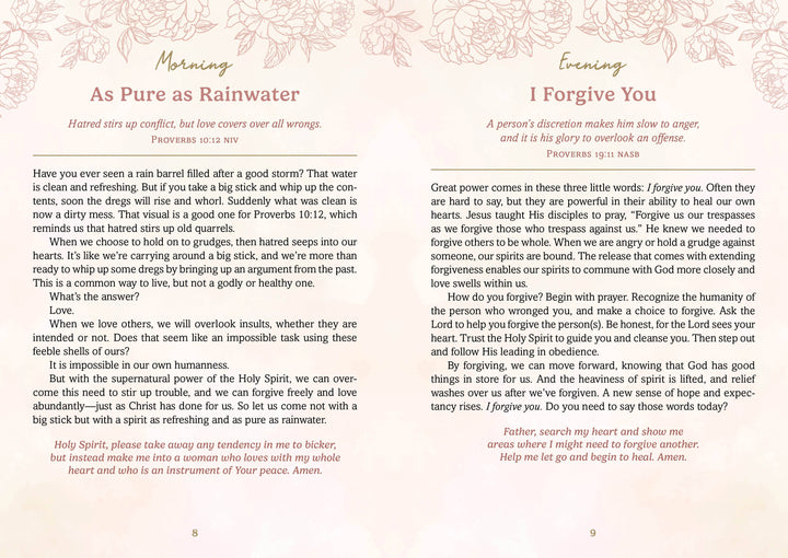 Daily Devotions for Women Morning and Evening Edition
