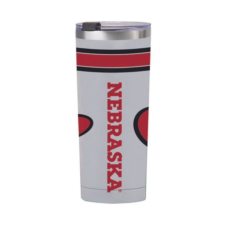 24oz Nebraska Huskers Classic Stainless Steel Tumbler