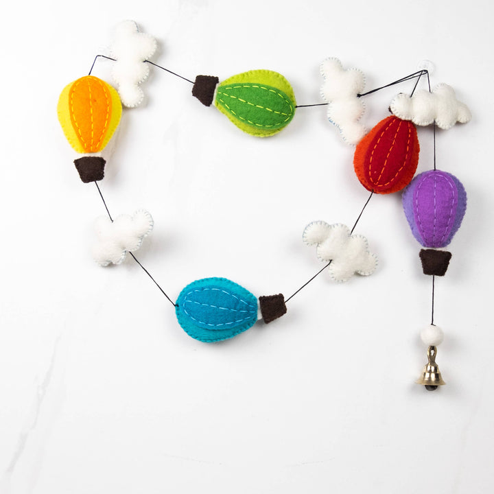 Felt Garland - Hot Air Balloon