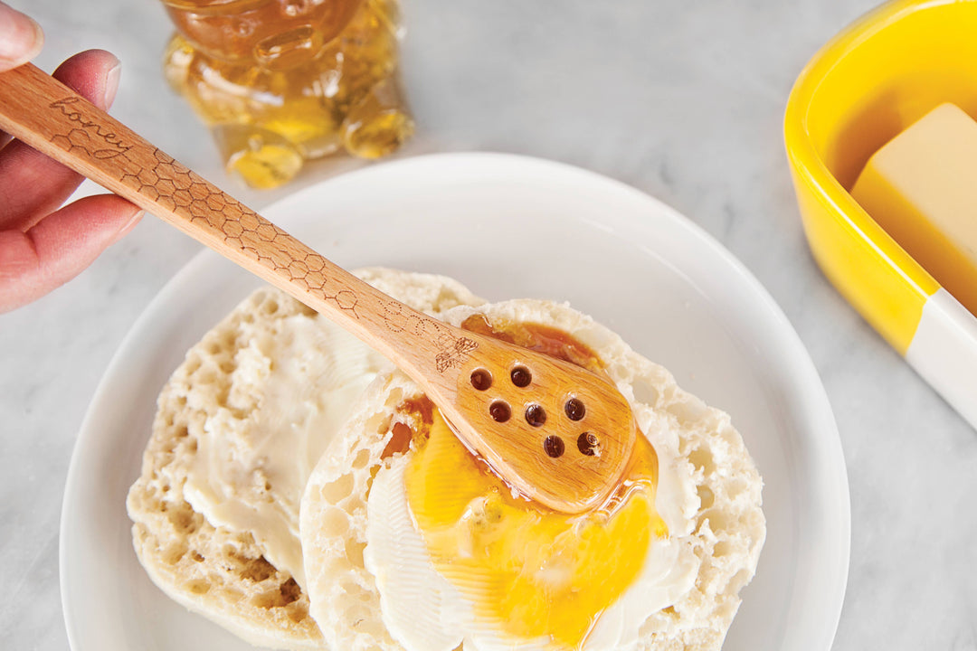 Honey Bee Honey Spreader and Dipper