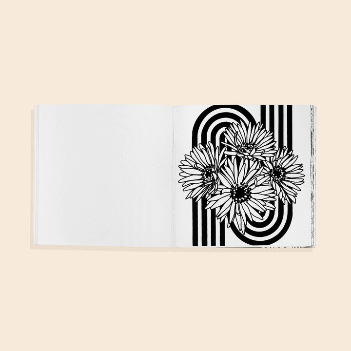 Heyday: A Retro Flower Design Coloring Book