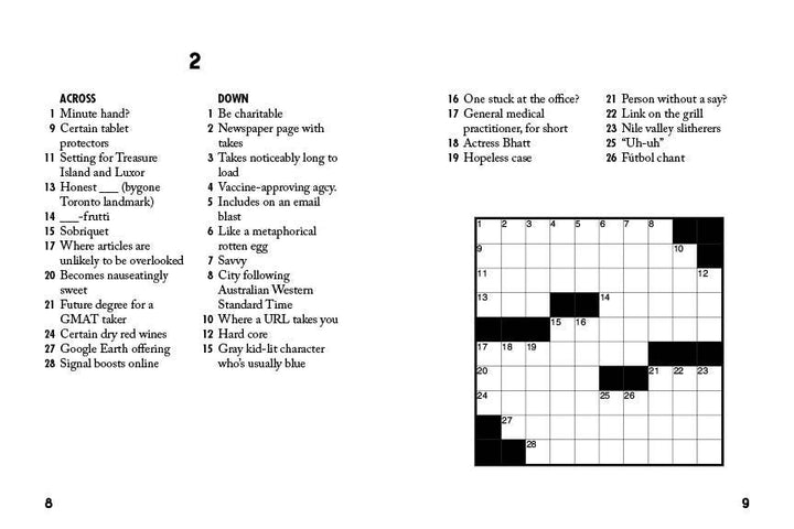 Sip & Solve Hard Mini Crosswords by Sid Sivakumar