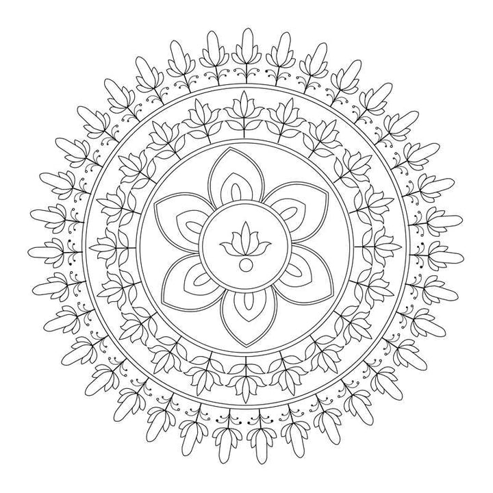 Pretty Simple Coloring: Mandalas by Adams Media