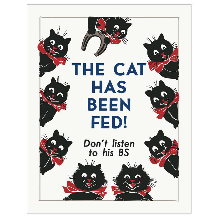 2.5'' x 3.5'' The Cat Has Been Fed Magnet