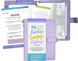 My 100 Envelope Savings Challenge Binder