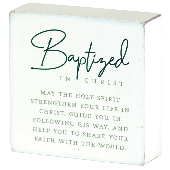 Tabletop Plaque Baptized In Christ