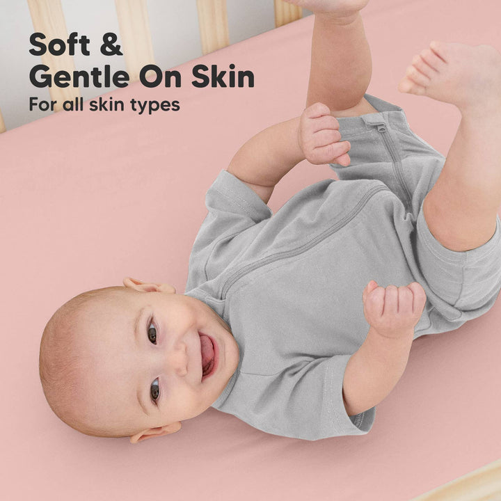 2-pack Organic Cotton Fitted Crib Sheet