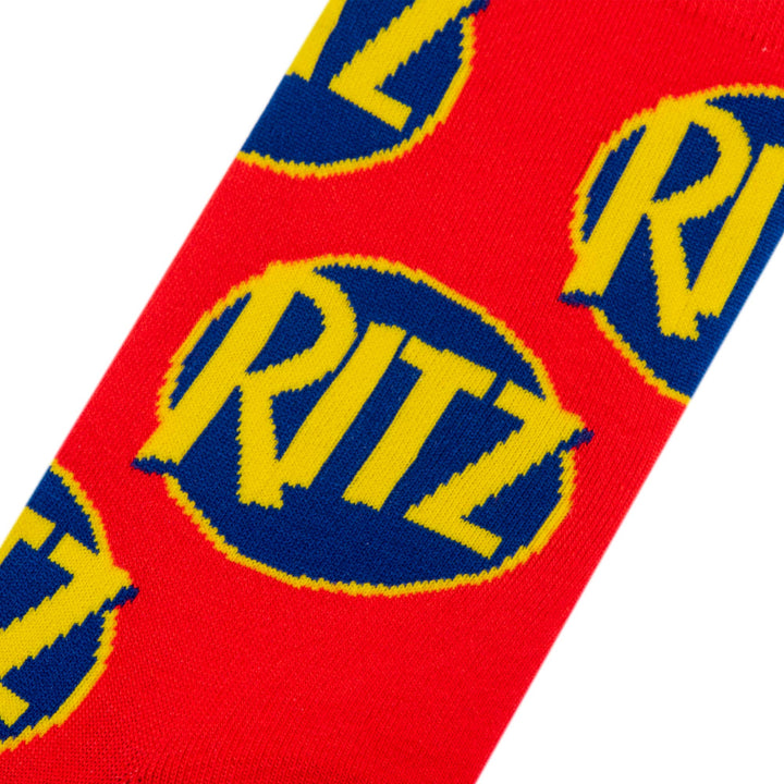 Crazy Socks - Mens Crew - Ritz Crackers