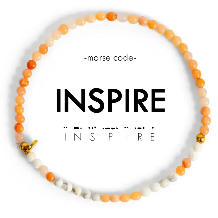 3mm Morse Code Bracelet | INSPIRE