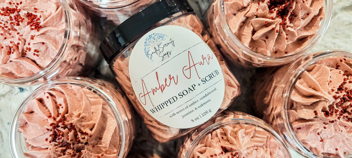 Amber Aura Whipped Soap + Scrub