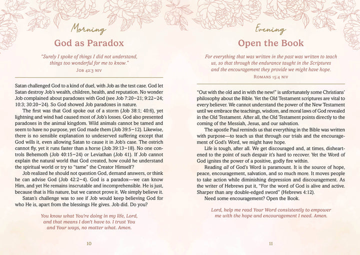 Daily Devotions for Women Morning and Evening Edition