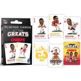 Kansas City Chiefs All-Time Greats Playing Cards