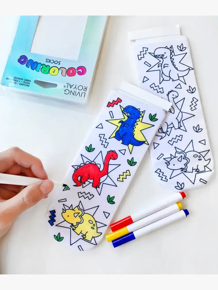 Ankle Socks - DIY Coloring Kit - Puppy Love
