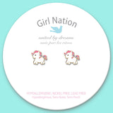 Magical Unicorn Cutie Stud Earrings