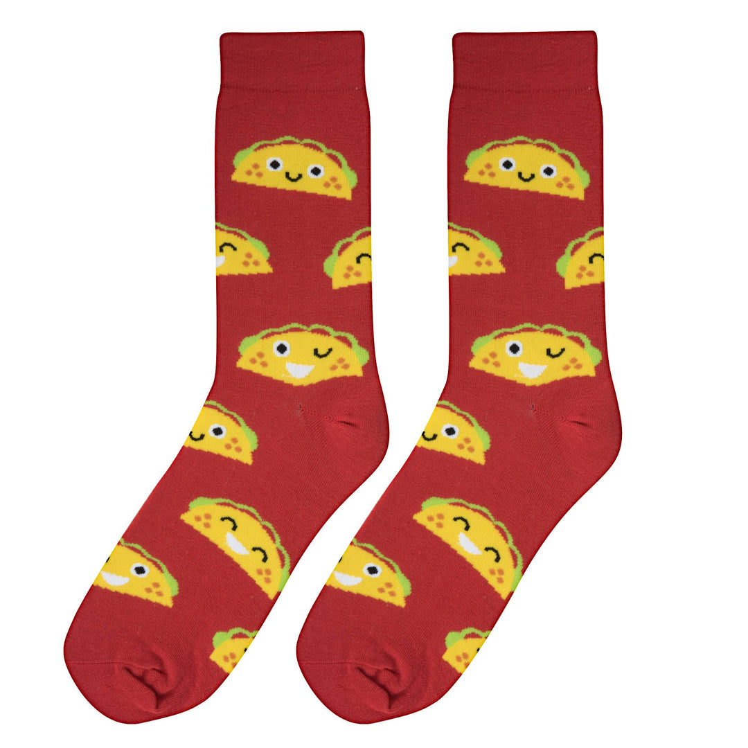 Crazy Socks - Mens Crew - Tacos