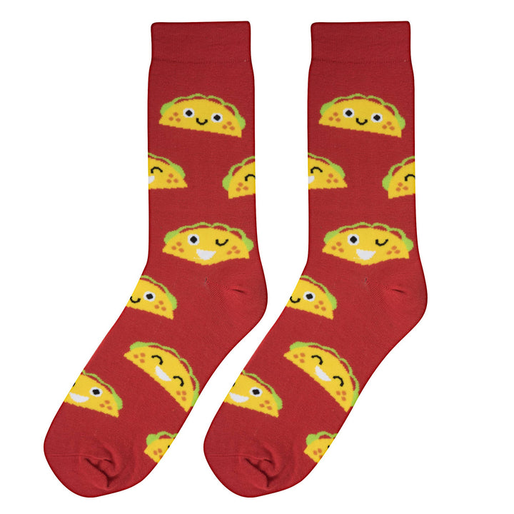 Crazy Socks - Mens Crew - Tacos