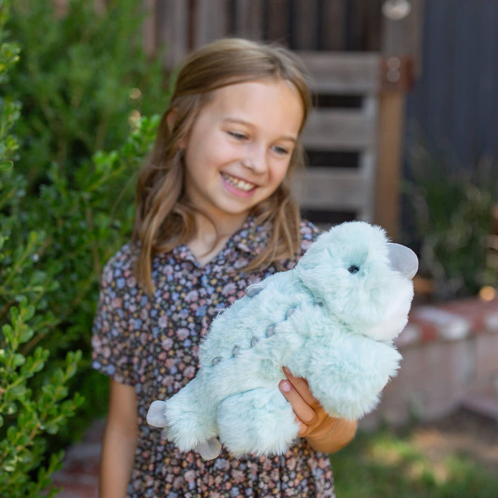 World's Softest Plush Huggee 11 inch - Mint Ankylosaurus
