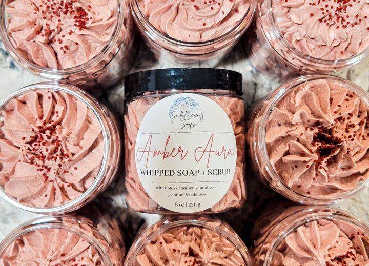 Amber Aura Whipped Soap + Scrub