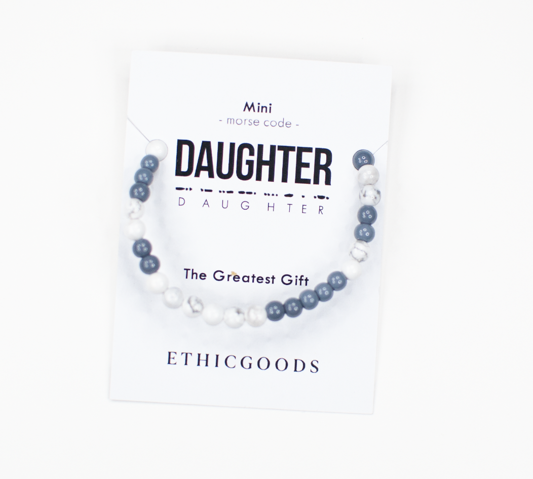 MINI Kids Morse Code Bracelet | DAUGHTER