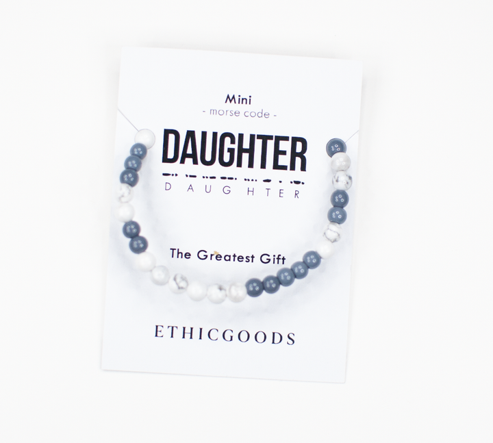 MINI Kids Morse Code Bracelet | DAUGHTER