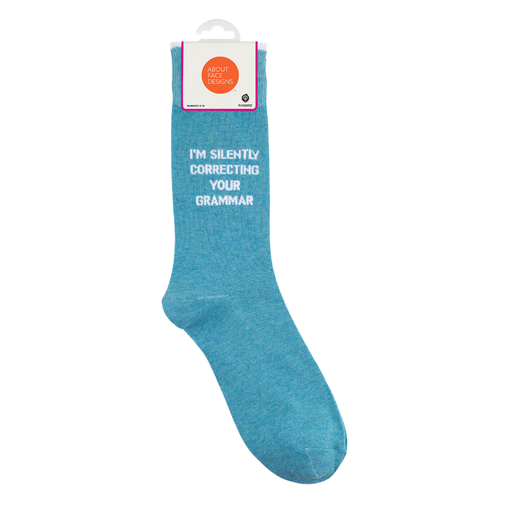 I'm Silently Correcting Your Grammar Socks | Funny Socks