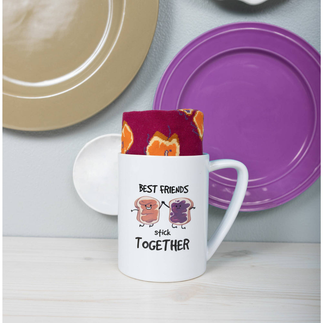 Stick Together - 18 oz Mug and Sock Set