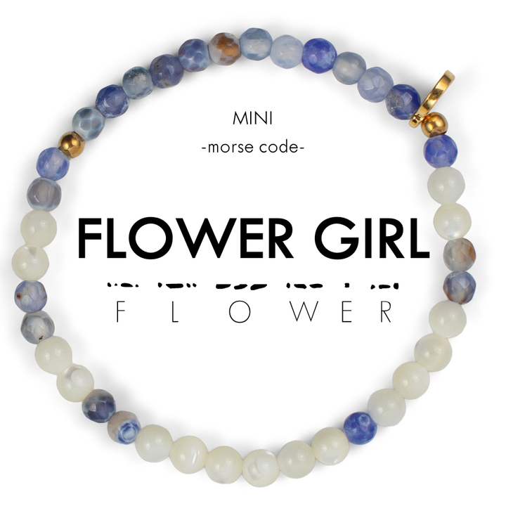 MINI Kids Morse Code Bracelet | FLOWER GIRL
